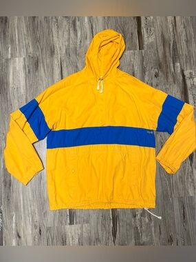 Vintage 90s Davisons of Bermuda Regatta Sailing Anorak Jacket Mens L Colorblock